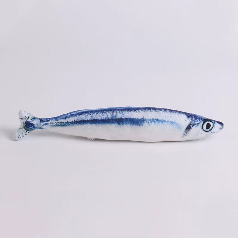 New Simulation Fish Cat Toys Soft Plush Catnip Toy Interactive Cat Toys Gifts Funny 3D Fish Shape Doll Pet Supplies